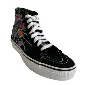 New Glow In The Dark Vans SK8-Hi Sneakers Dia De Muertos 2022 Lace-up 7